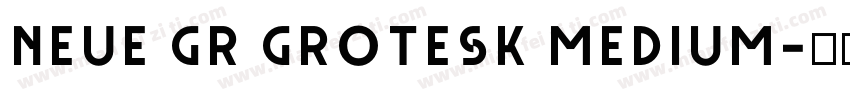 Neue GR Grotesk Medium字体转换